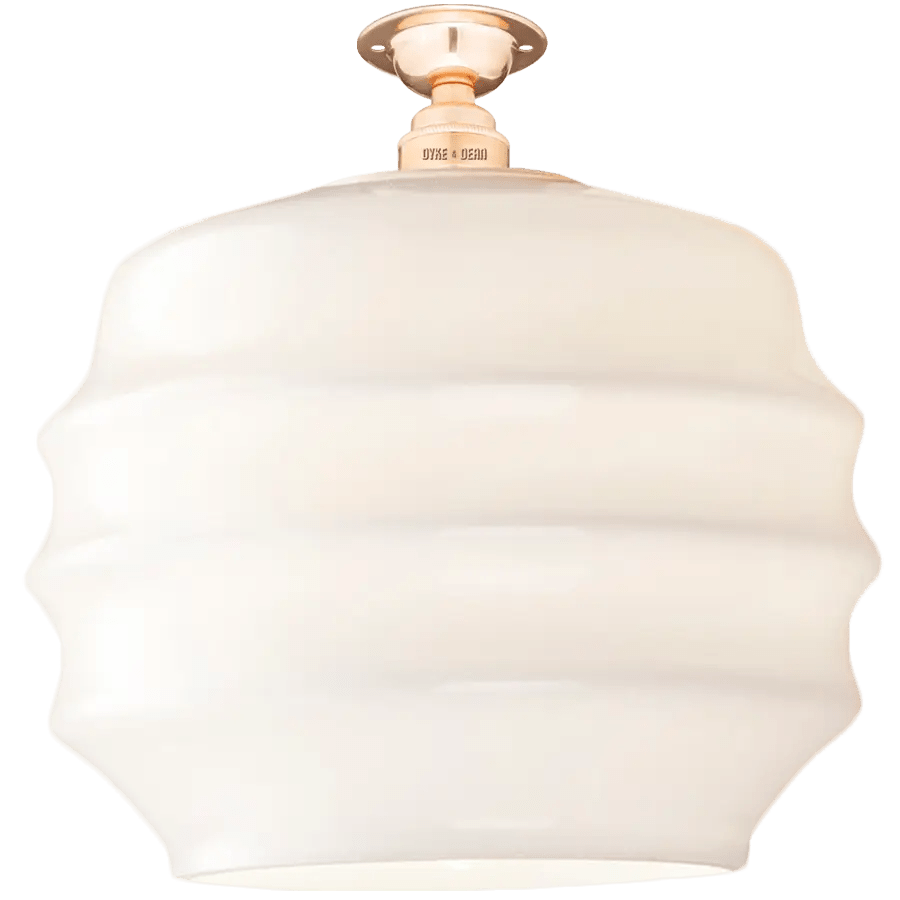 FIXED GLASS SHADES - DYKE & DEAN