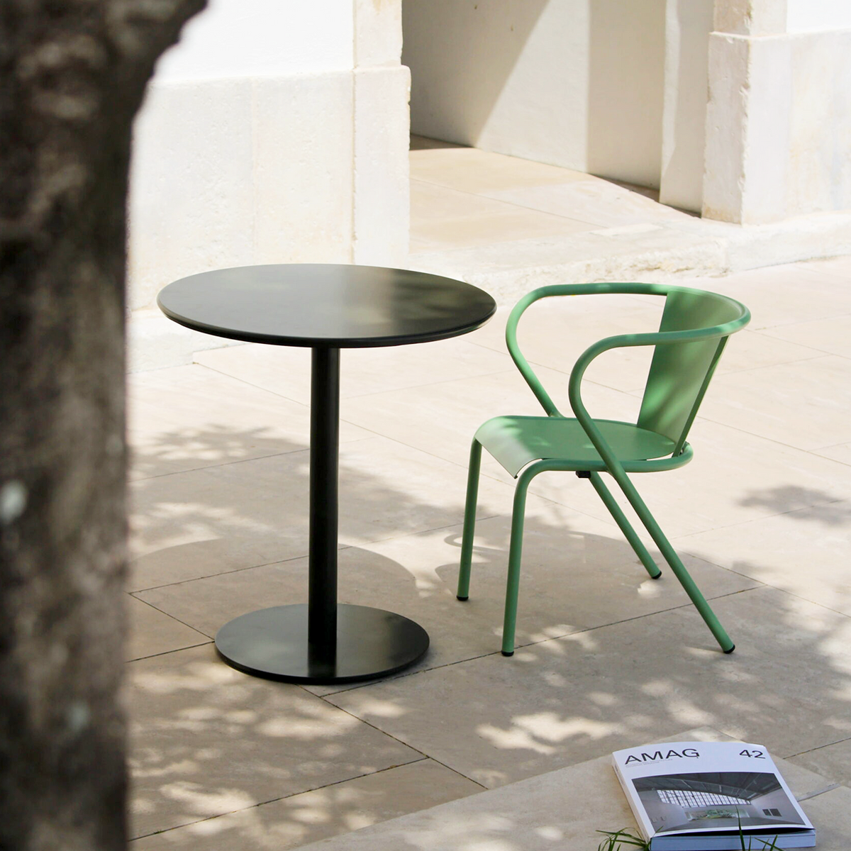 Adico plana round table steel