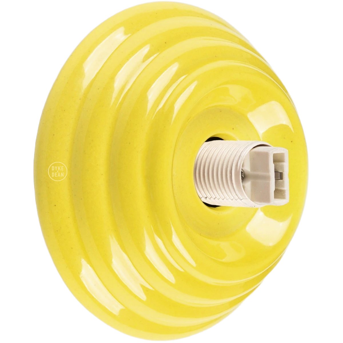 Yellow ceramic sconce waterproof opal globe wall light