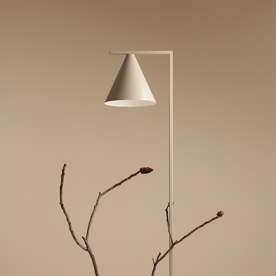 BATON CONE FLOOR LIGHT RED - DYKE & DEAN