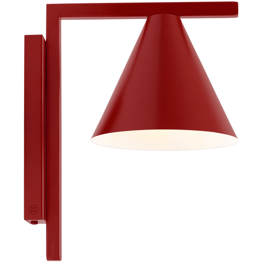 BATON CONE WALL LIGHT RED WINE - DYKE & DEAN