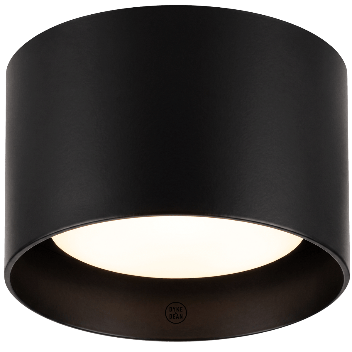 Ceiling puck light black