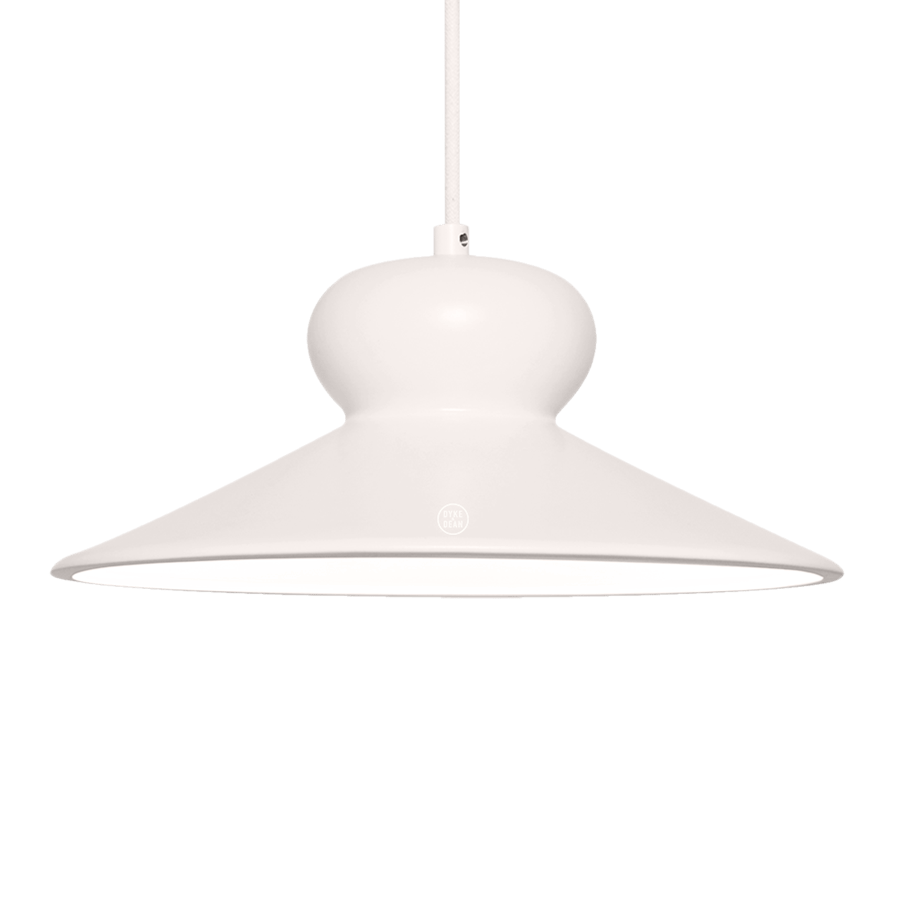 CERAMIC DOME PENDANT OVA SMALL - DYKE & DEAN