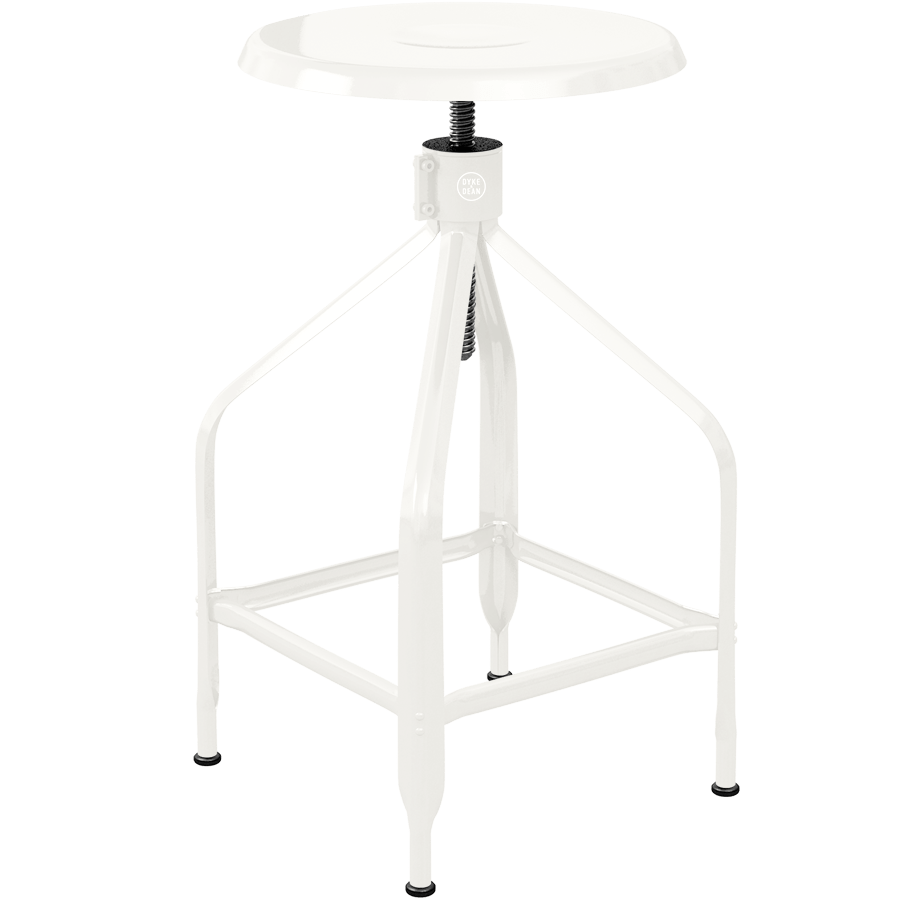 CHAISES NICOLLE TALL ADJUSTABLE SWIVEL STOOL - DYKE & DEAN