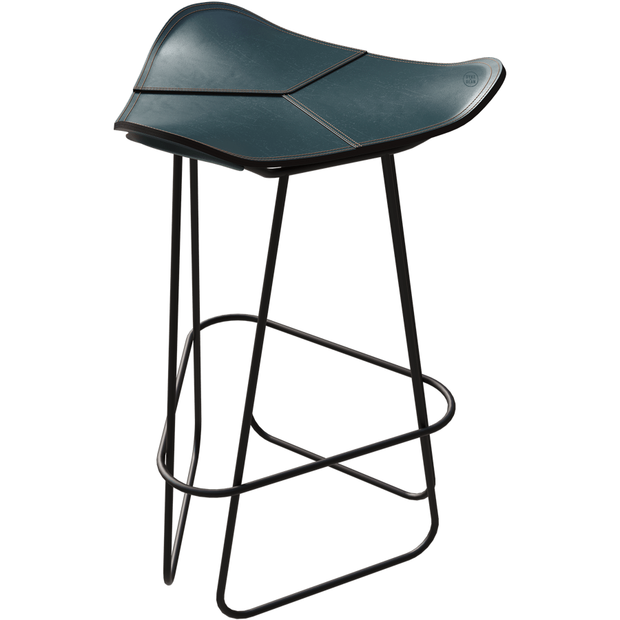 CUERO LEATHER BARSTOOL 65CM - DYKE & DEAN