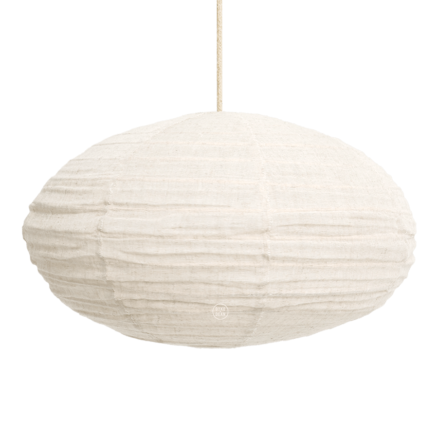 DOME LINEN LIGHT SHADE 60CM - DYKE & DEAN