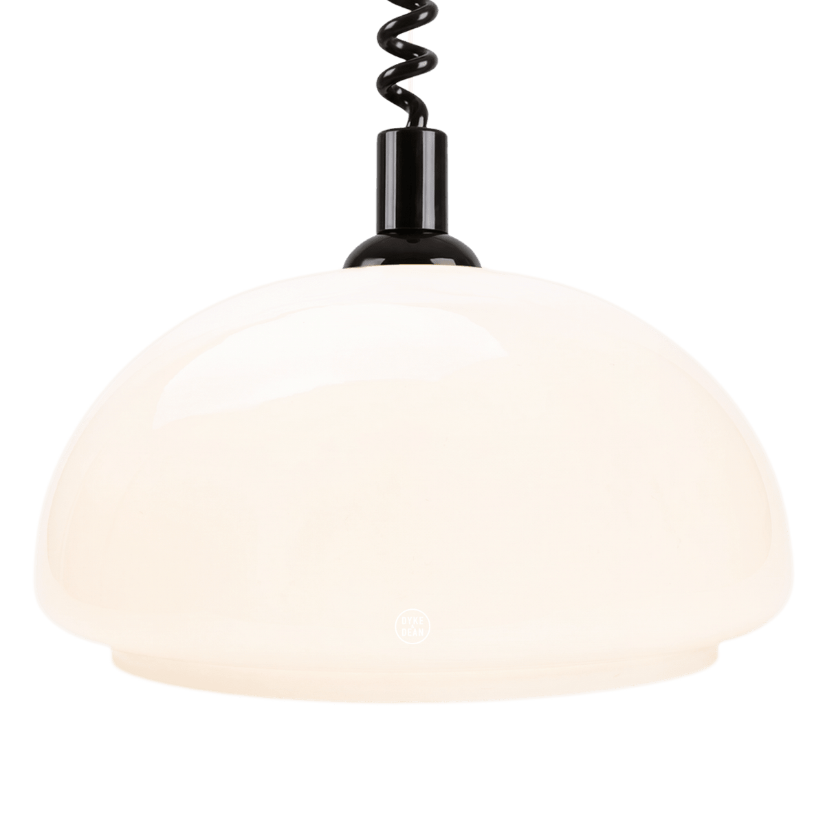 DOME OPALINE RETRACTABLE CORD LIGHT MEDIUM - DYKE & DEAN