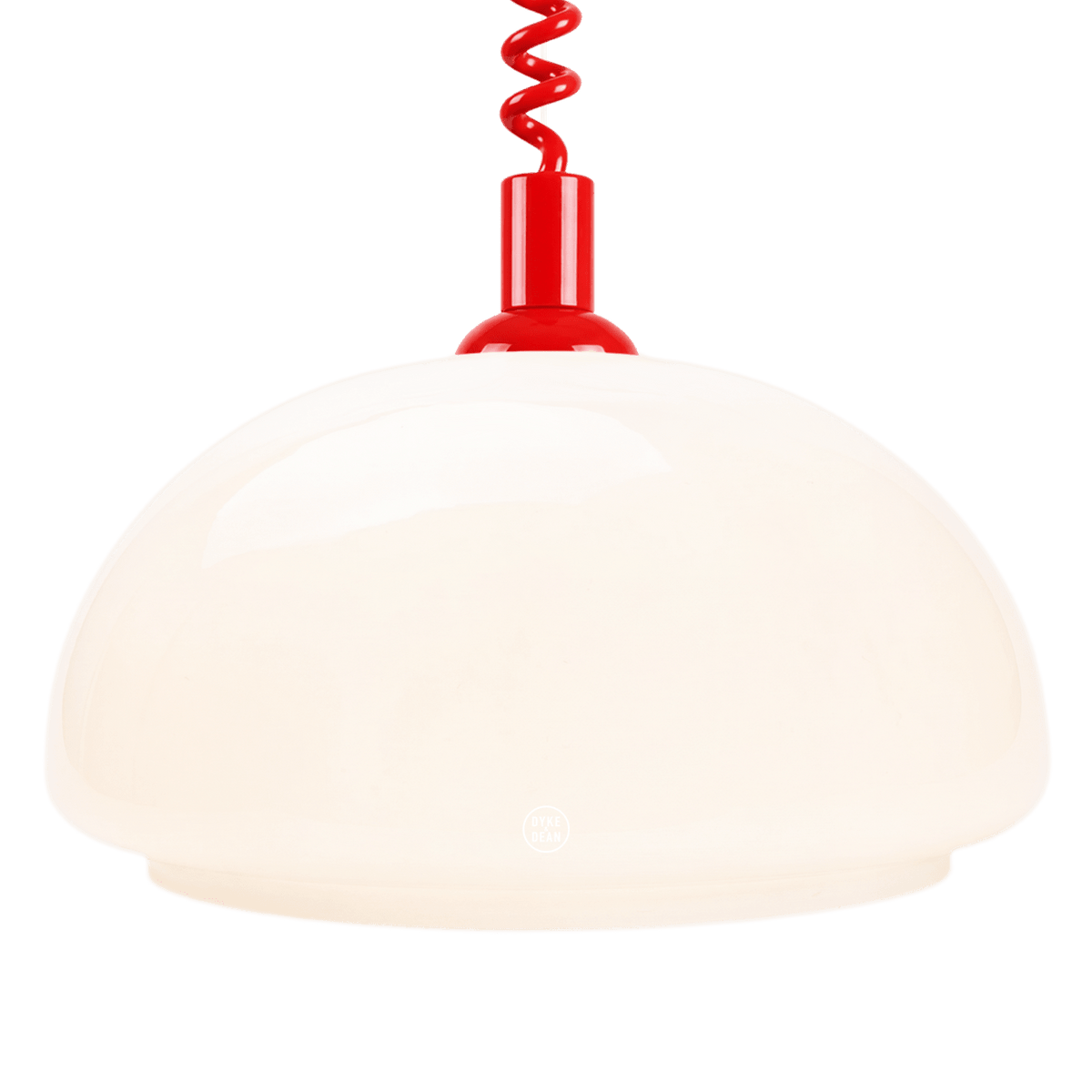 DOME OPALINE RETRACTABLE CORD LIGHT MEDIUM - DYKE & DEAN