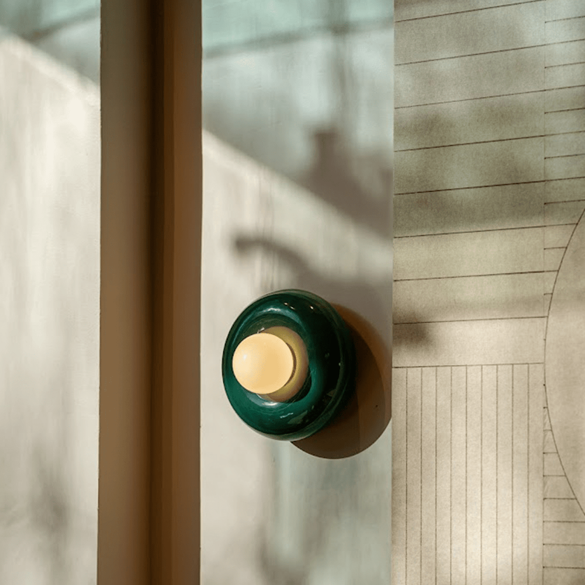 DONUT CERAMIC WALL SCONCE LAMP - DYKE & DEAN
