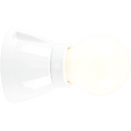 DYKE & DEAN FIXED SOCKET WHITE CERAMIC LAMP - DYKE & DEAN