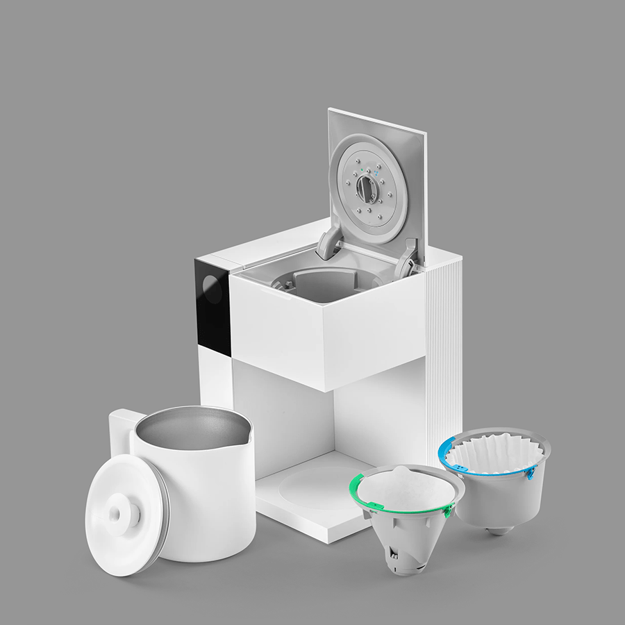 FELLOW WHITE AIDEN PRECISION COFFEE MAKER - DYKE & DEAN