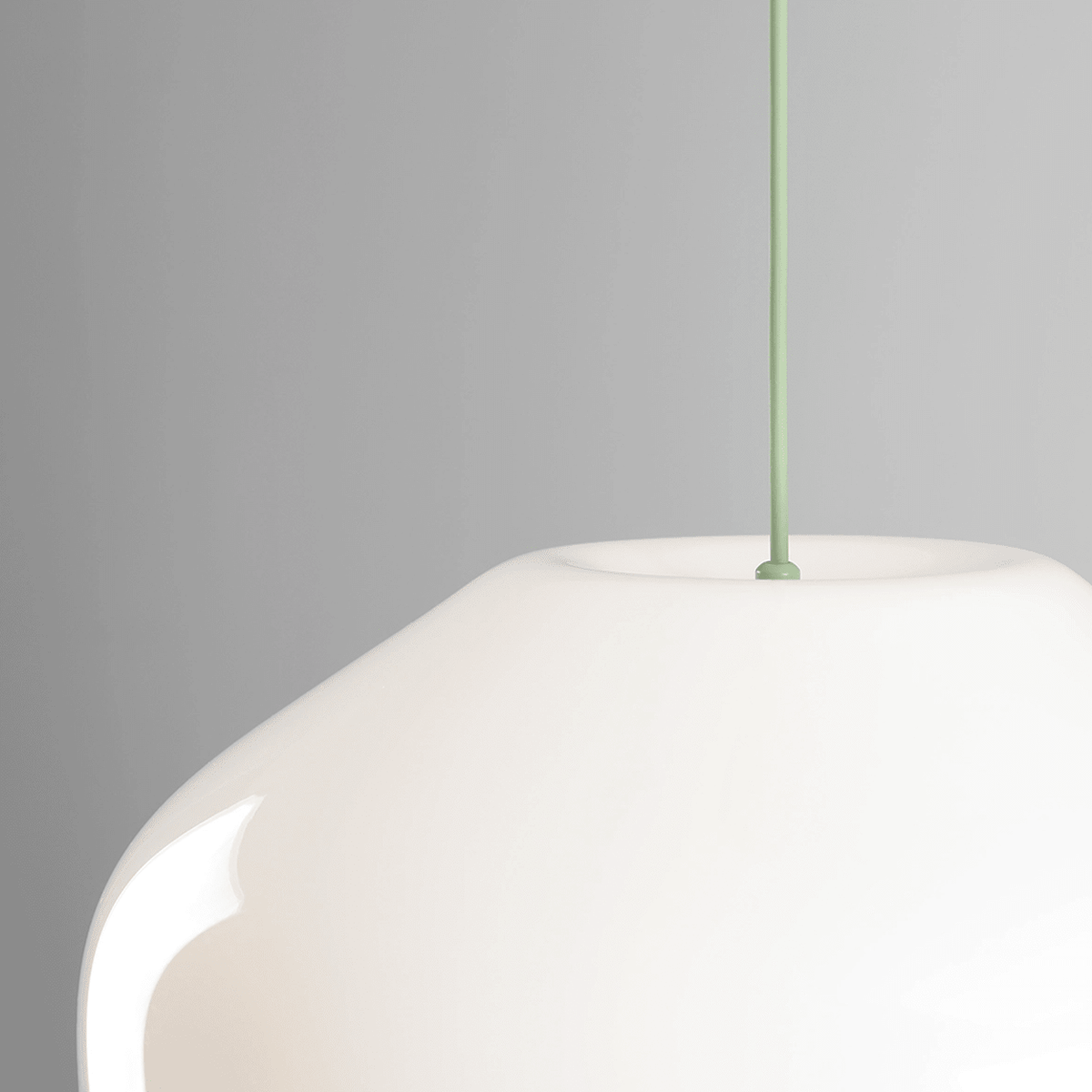 FLASK CHERRY RED GLASS PENDANT LIGHT MEDIUM - DYKE & DEAN