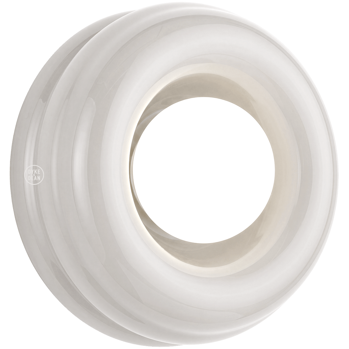 GREY ORBIT GLASS GLOBE WALL CEILING LIGHT - DYKE & DEAN