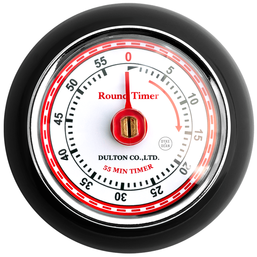 KITCHEN TIMER WITH MAGNET BLACK - DYKE & DEAN