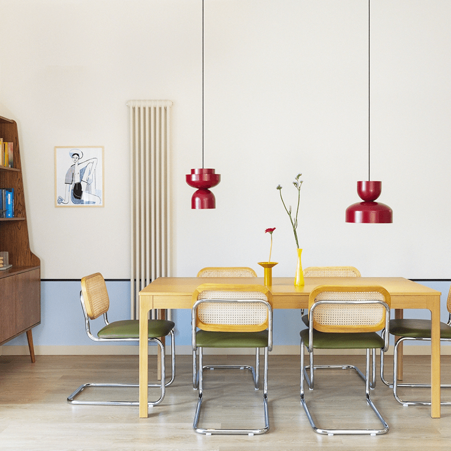 MODULAR SMALL PENDANT LIGHT RED WINE - DYKE & DEAN