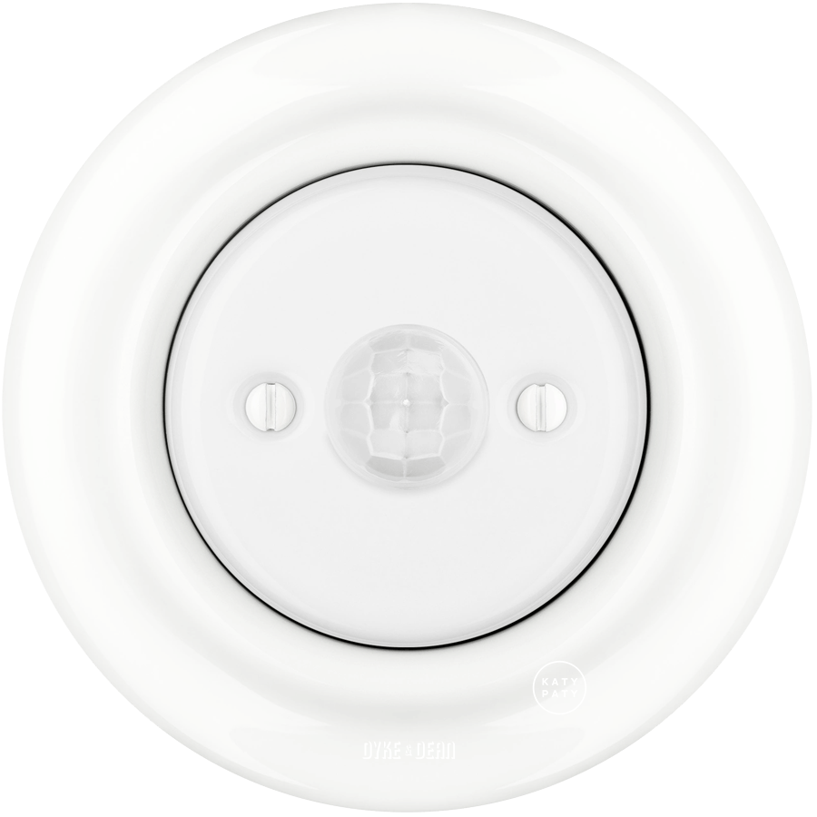 White porcelain wall motion sensor by Katy Paty