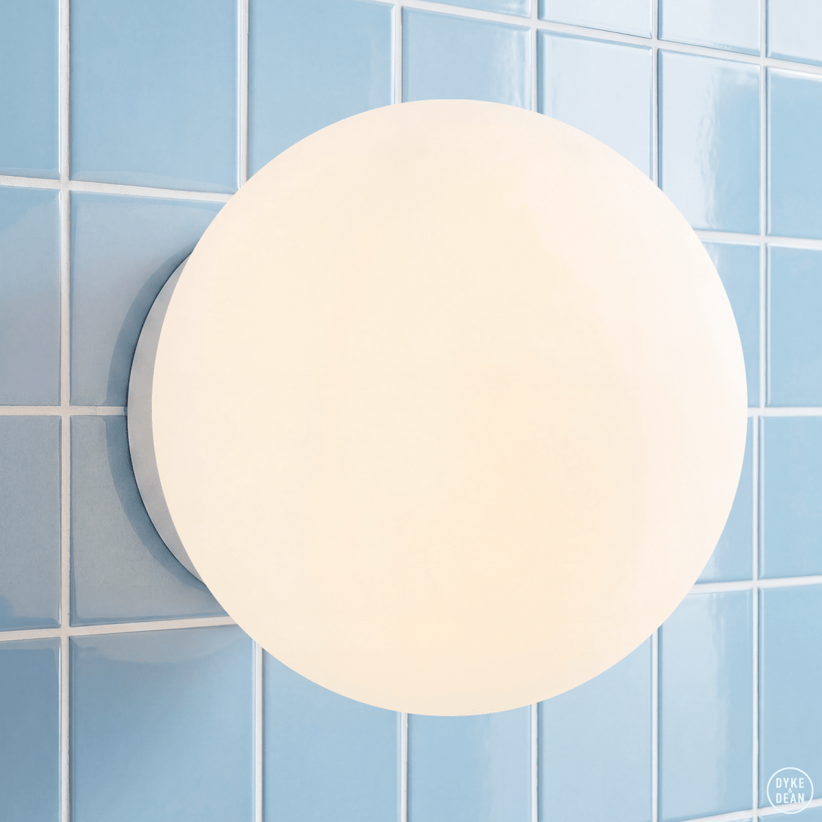 SPHERE LAMP WHITE BASE 400mm - DYKE & DEAN