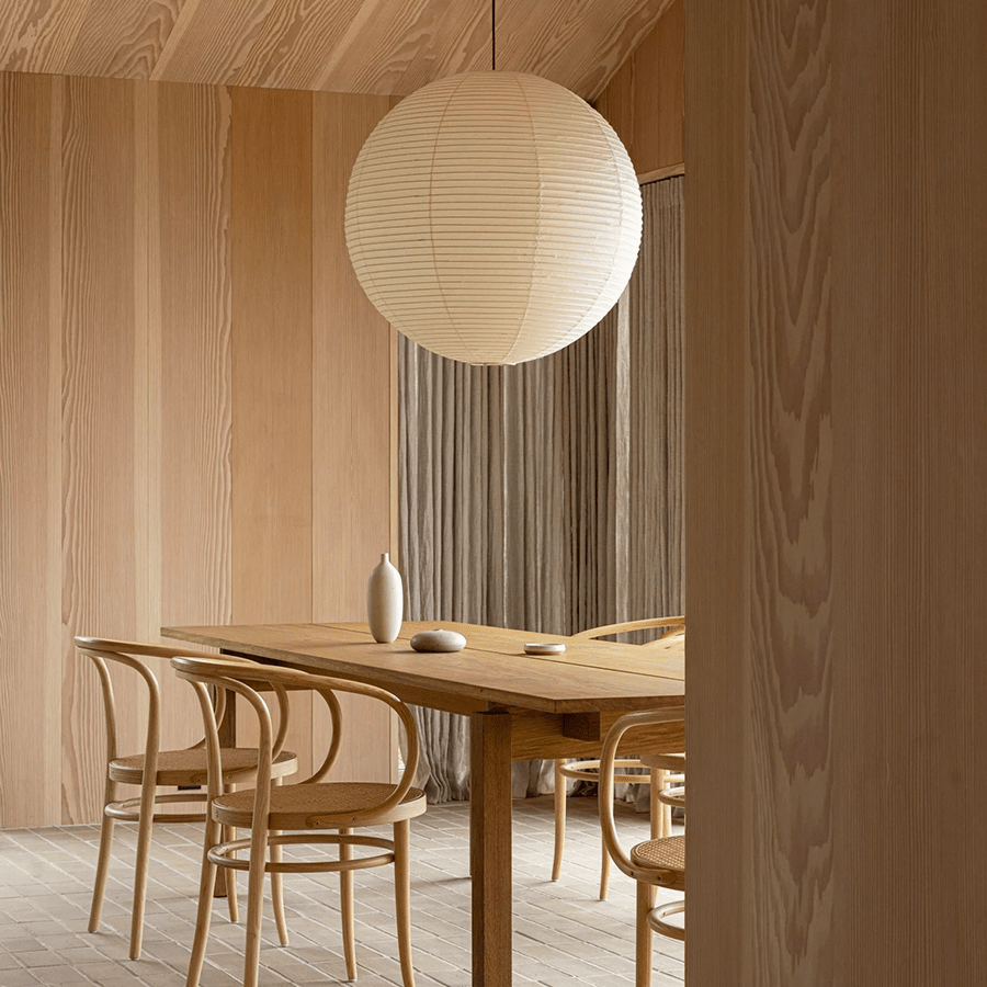 SPHERE LINEN LIGHT SHADE 100CM - DYKE & DEAN
