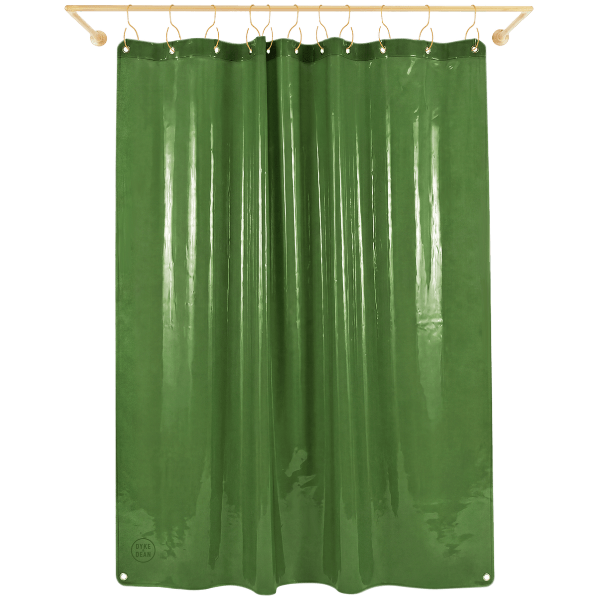 SUN SHOWER CURTAIN PINE GREEN - DYKE & DEAN