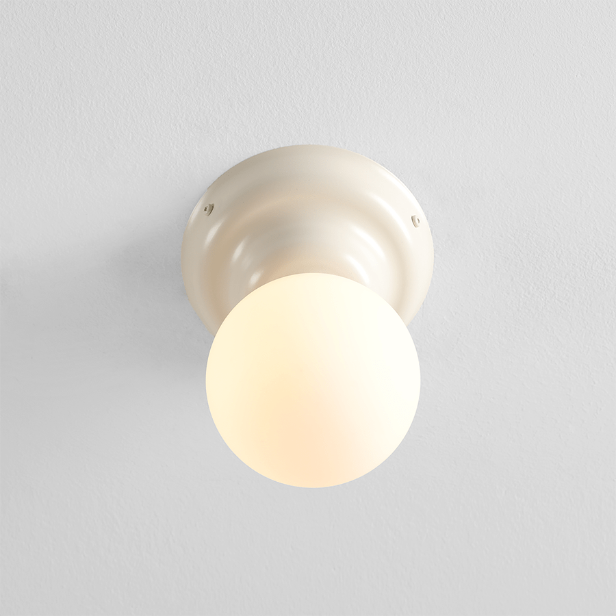 WAVE FIXED CEILING LIGHT CREAM SMALL - DYKE & DEAN