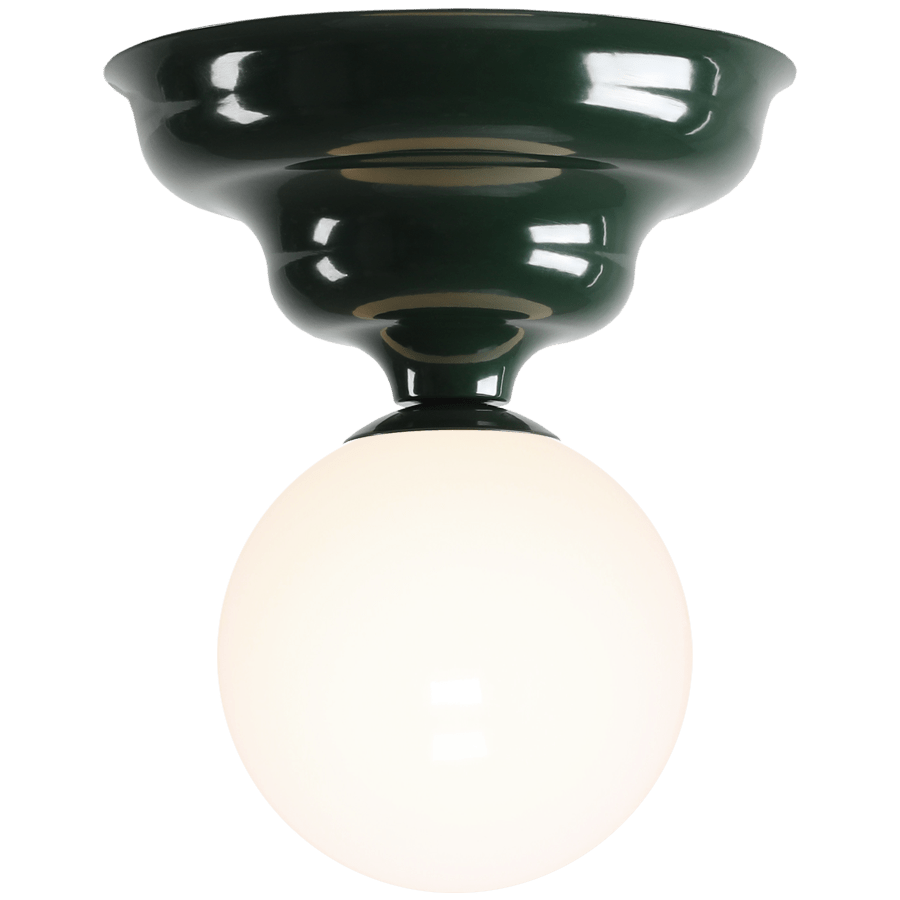 WAVE FIXED CEILING LIGHT GREEN SMALL - DYKE & DEAN