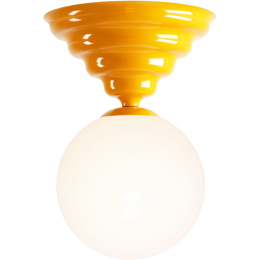 WAVE FIXED CEILING LIGHT YELLOW - DYKE & DEAN