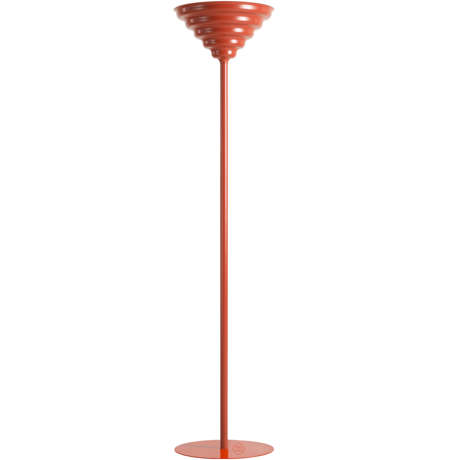 WAVE FLOOR UP LIGHTER LIGHT RED LARGE - DYKE & DEAN