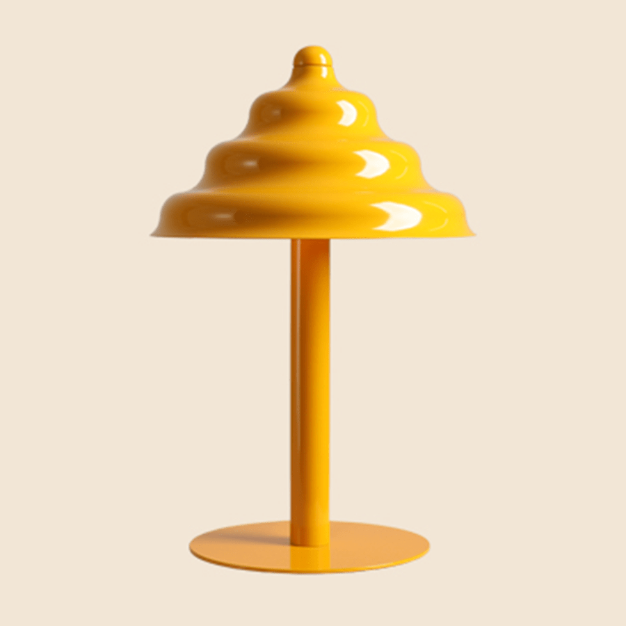 WAVE TABLE LIGHT YELLOW - DYKE & DEAN