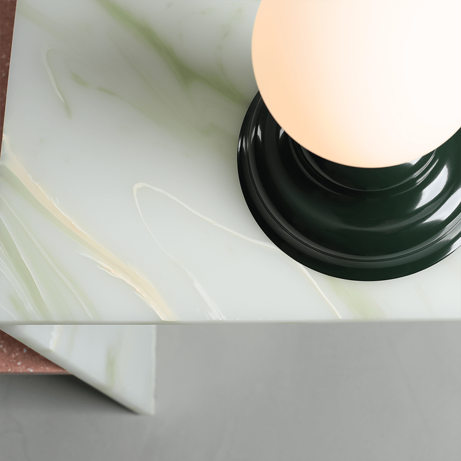WAVE WALL LIGHT GREEN SMALL - DYKE & DEAN