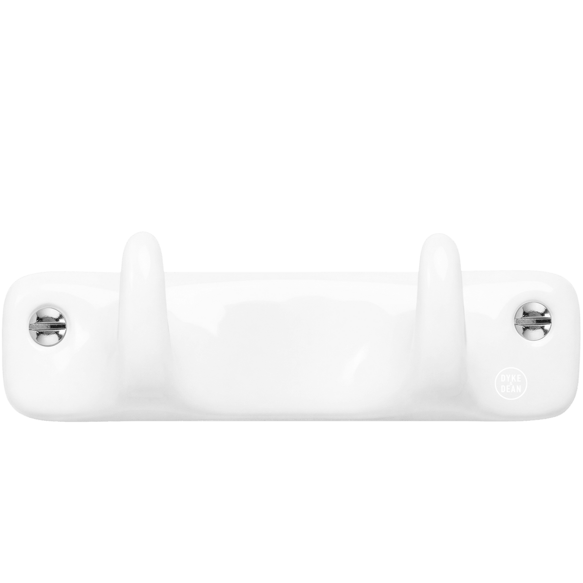 WHITE PORCELAIN HOOK 2 - DYKE & DEAN