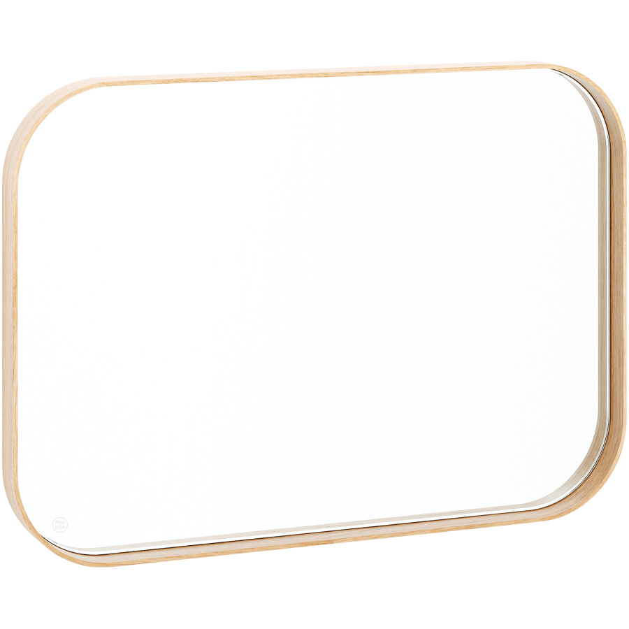 WIREWORKS OAK OUTLOOK 55 RECTANGULAR WALL MIRROR - DYKE & DEAN