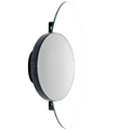 ECLIPSE MIRROR IN DARK OAK - DYKE & DEAN