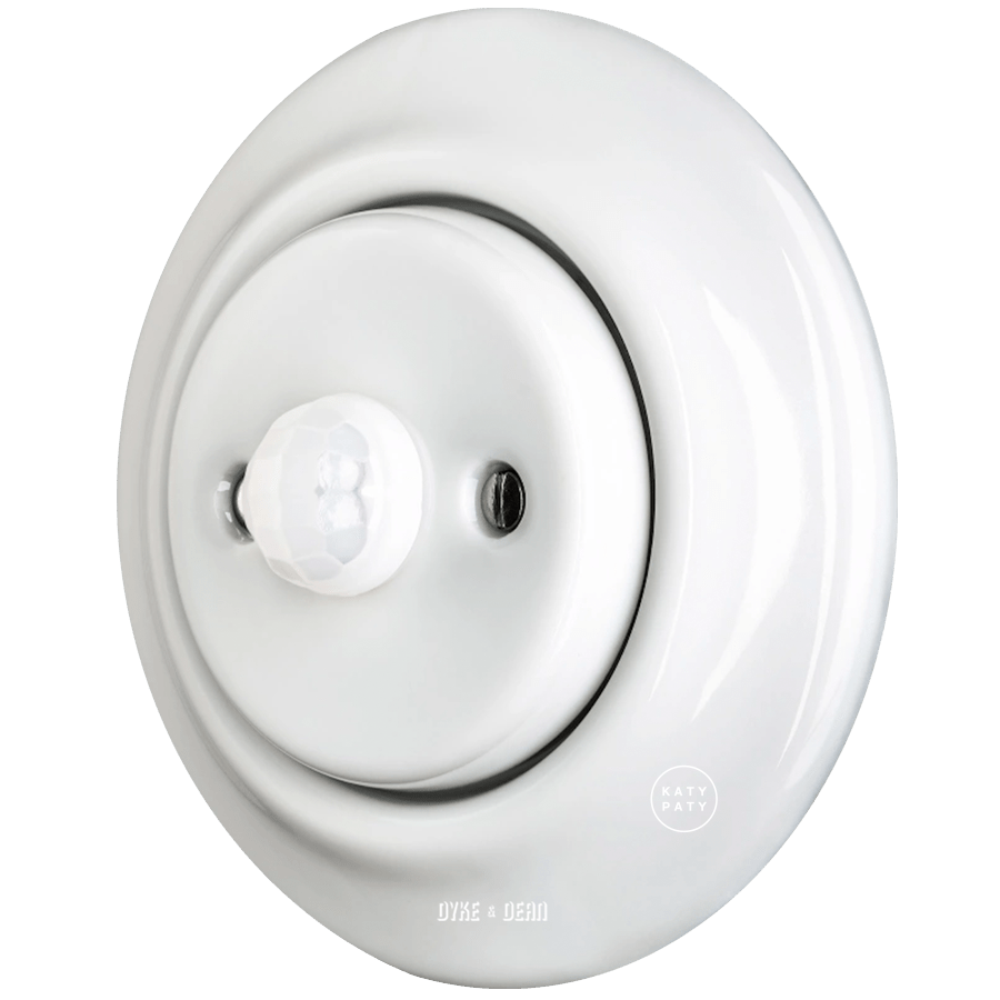 White porcelain wall motion sensor by Katy Paty