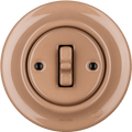 Derma porcelain toggle wall light switch by Katy Paty