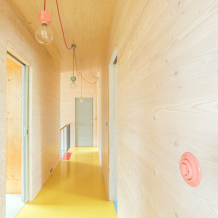 Mint porcelain 2-pin schuko wall socket by Katy Paty