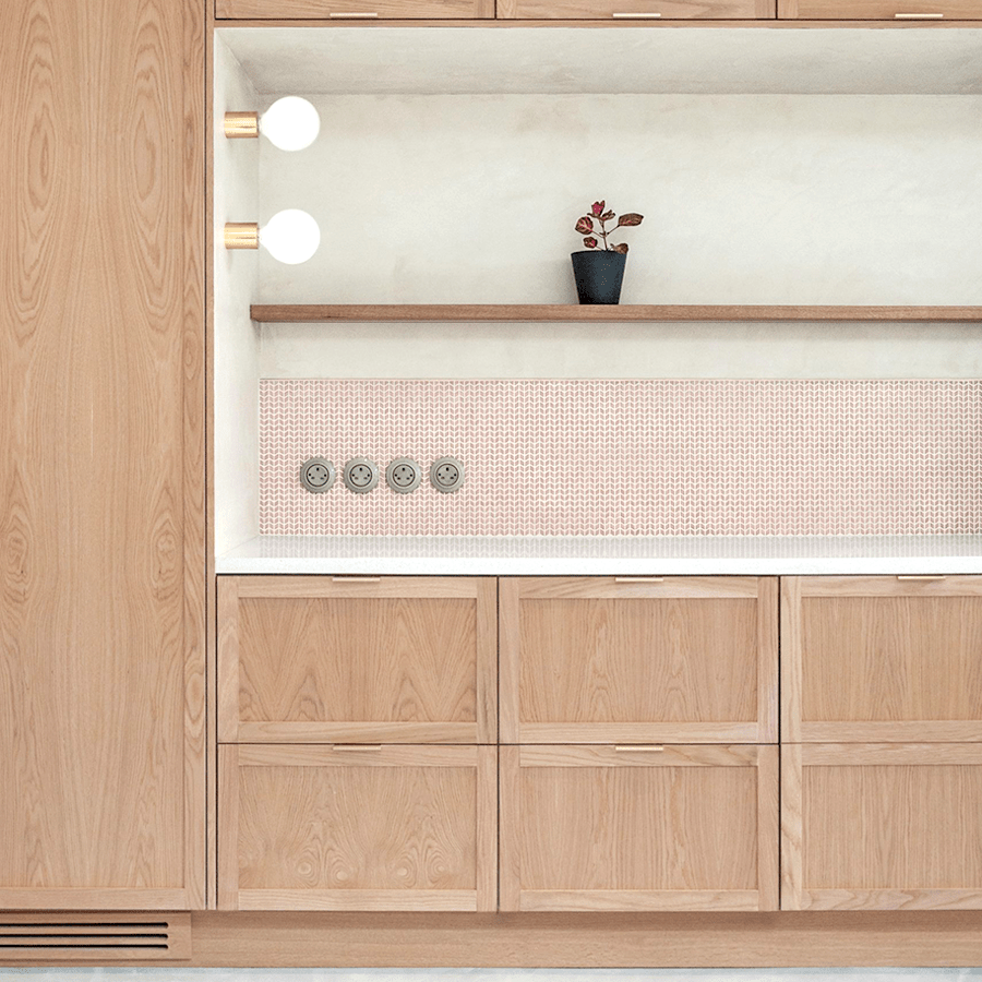 White porcelain PC and USB data wall socket by Katy Paty